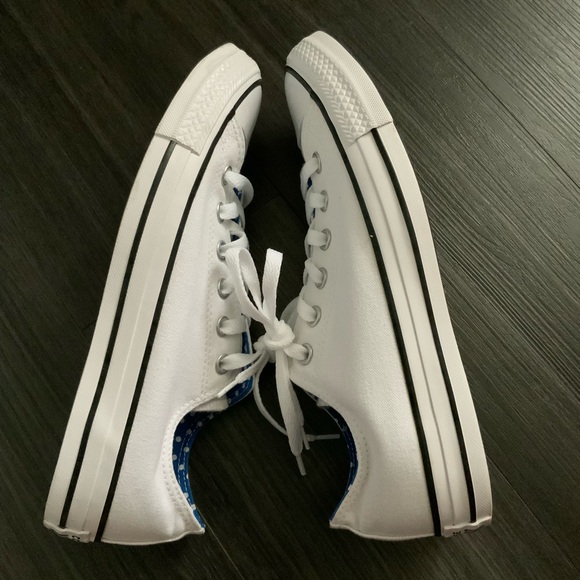 Converse All Stars Double Tongued Low Tops Size 9 - Picture 6 of 8